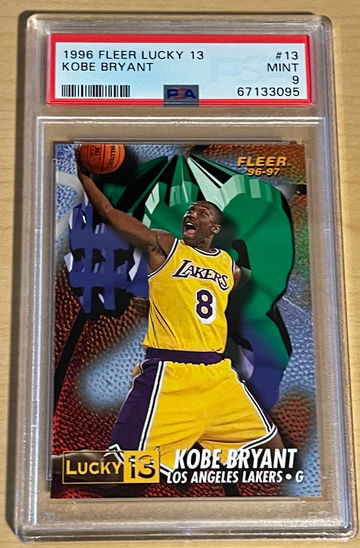Kobe Bryant 1996 Fleer Lucky 13 PSA 9