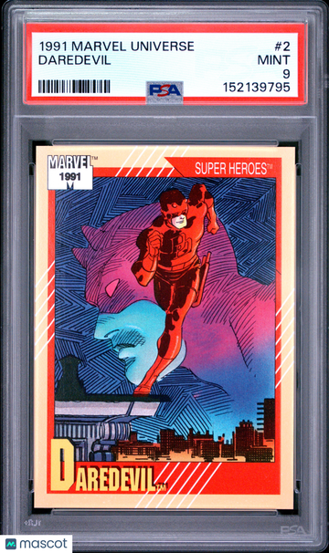 1991 Marvel Universe Daredevil #2 PSA 9