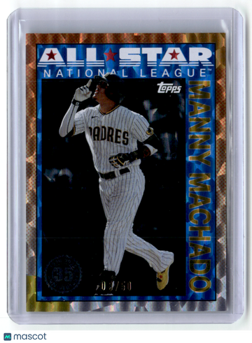 Manny Machado 2025 Topps Silver Pack Promo Series 1 Gold Mojo Refractor 03/50 #90AS-44