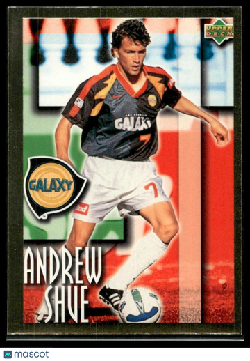 1997 Upper Deck MLS Andrew Shue #25 Gold RC