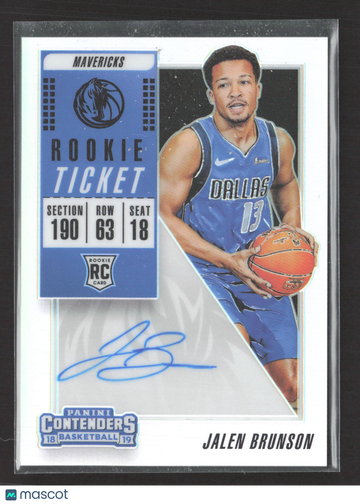 2018 Panini Contenders Basketball Jalen Brunson #105 RC