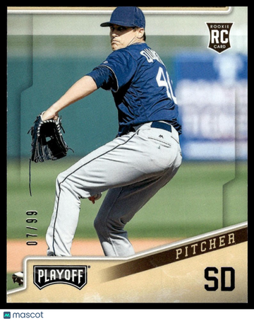 2019 Panini Chronicles Cal Quantrill #10 Playoff Blue SN