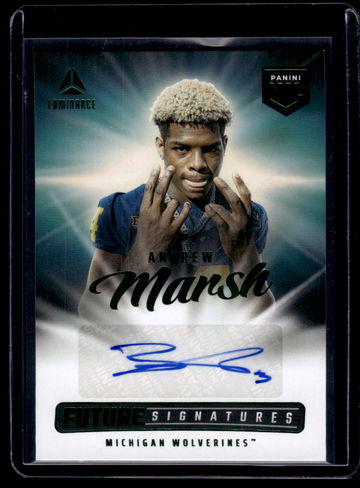 2025 Panini Luminance Future Signatures Andrew Marsh #NIL-AMH Auto