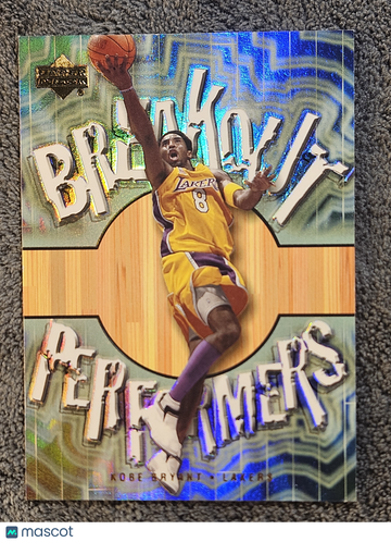 2002 Upper Deck Breakout Performers Kobe Bryant #BP8