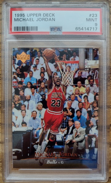 1995 Upper Deck Michael Jordan PSA 9