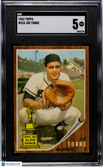 1962 Topps Joe Torre #218 SGC 5