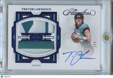 2022 Trevor Lawrence Patch Panini Authentic