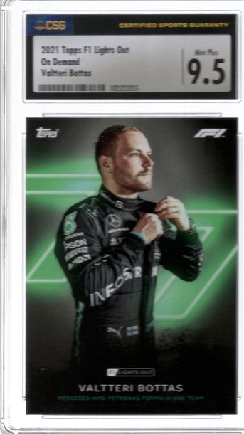 2021 Topps F1 Lights Out Valtteri Botta 9.5