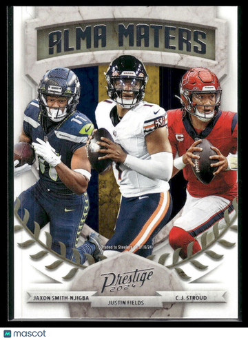 2024 Panini Prestige C.J. Stroud / Jaxon Smith-Njigba / Justin Fields #3 Alma Maters