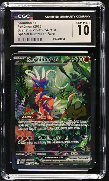 2023 Scarlet & Violet #247/198 Koraidon ex Special Illustration Rare CGC 10