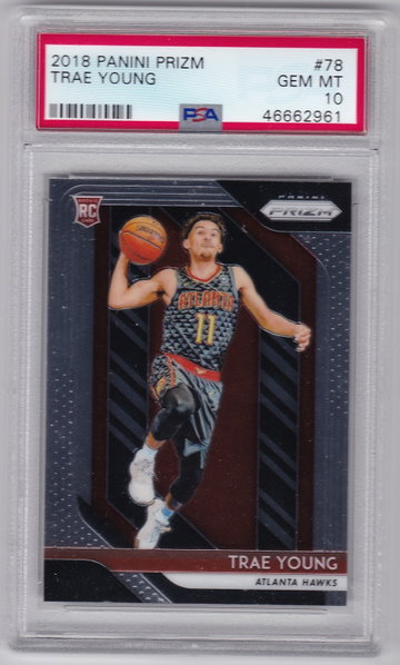 Trae Young - 2018 Prizm PSA 10 - Ships from Canada