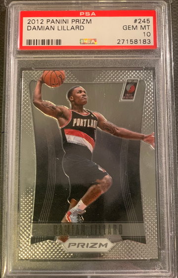 2012 Prizm Damian Lillard PSA 10
