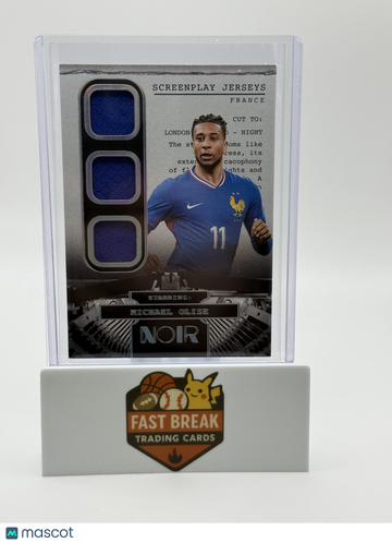 2025 Panini Noir Road to FIFA World Cup Screenplay Jerseys Michael Olise #SJ-MO /70 Screenplay Jerseys Memorabilia