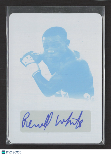 2017 Leaf Metal Sports Heroes Pernell Whitaker #BA-PW1 Cyan Printing Plate /1 Printing Plate