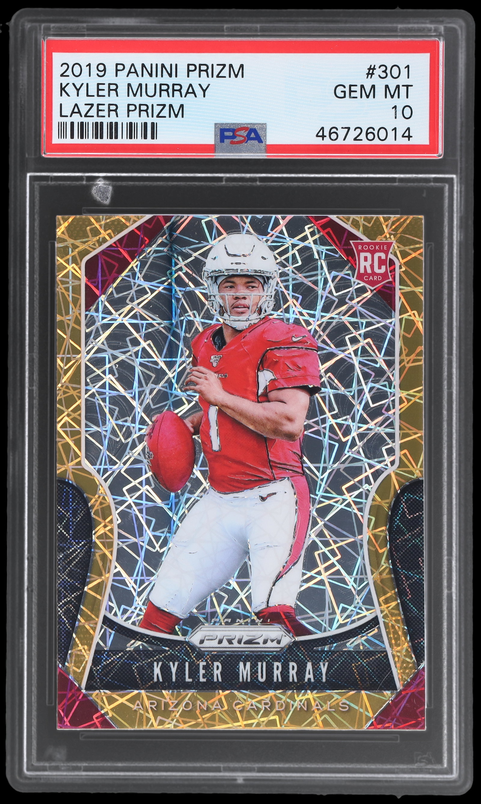 2019 Panini Prizm Kyler Murray Lazer Prizm PSA 10 RC | MySlabs