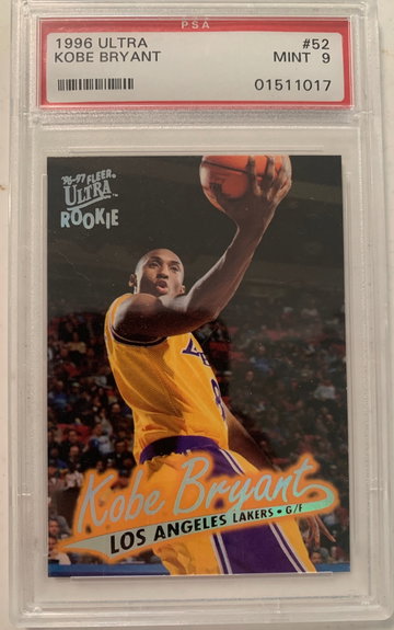 Kobe Bryant 1996 Ultra #52 PSA 9
