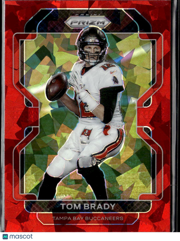 Tom Brady 2021 Panini Prizm Red Mosaic Tampa Bay Buccaneers