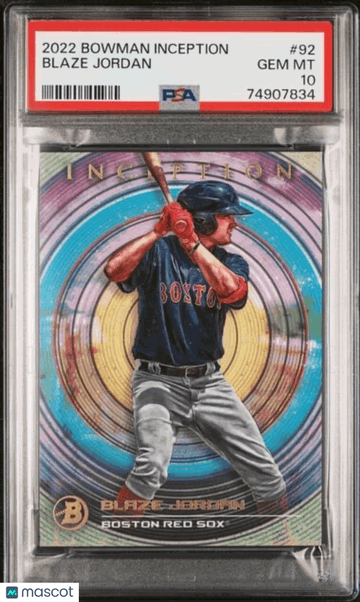 2022 Bowman Blaze Jordan #92 Inception PSA 10