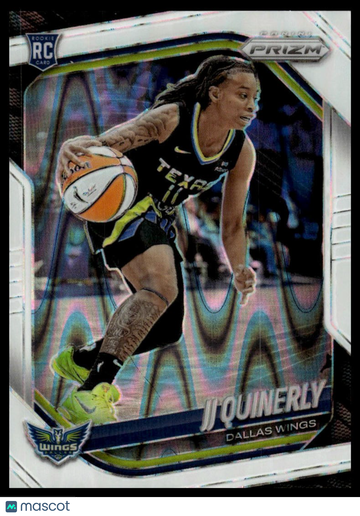 2025 Panini Prizm WNBA JJ Quinerly #95 White Seismic Prizms