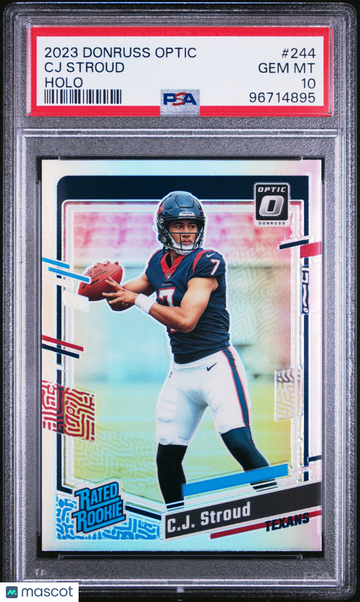 2023 Panini Donruss Optic CJ Stroud #244 Holo PSA 10