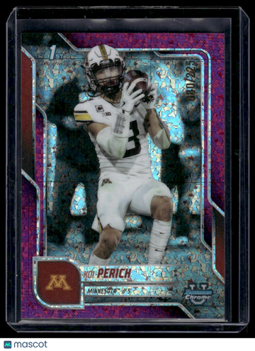 2025 Bowman University Chrome Koi Perich #116 Fuchsia Mini Diamond /225