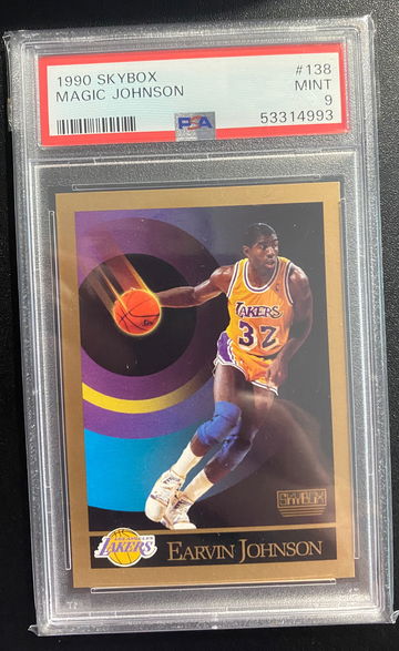 1990 Skybox #138 Magic Johnson PSA 9