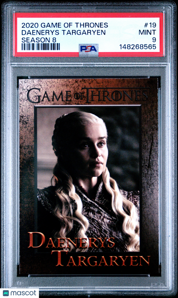 2020 Game Of Thrones Season 8 Daenerys Targaryen #19 PSA 9