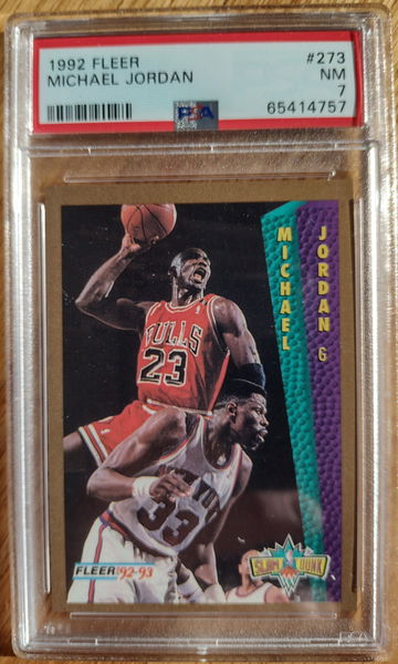 1992 Fleer Michael Jordan PSA 7