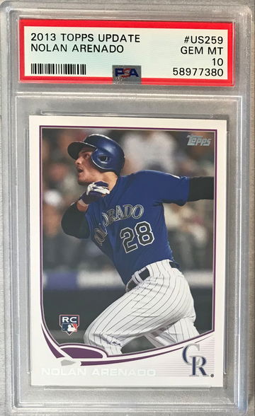 Nolan Arenado 2013 Topps Update Rookie #US259 - PSA 10 Gem Mint - Colorado Rockies