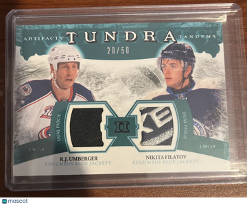 2011-12 Upper Deck Artifacts Nikita Filatov Patch Memorabilia