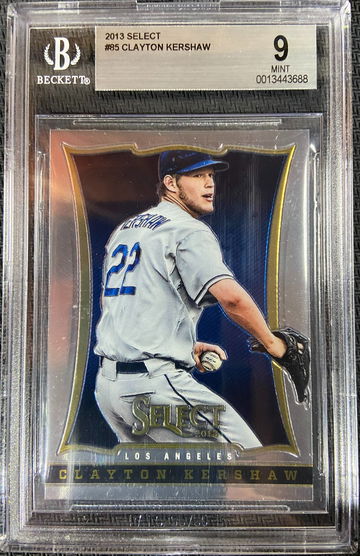 2013 Select Clayton Kershaw BGS 9 MINT