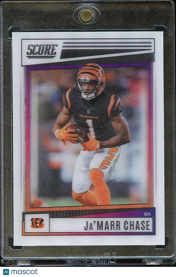 Ja'Marr Chase 2022 Panini Score Football Purple Cincinnati Bengals