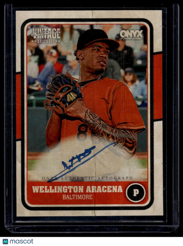 2025 Onyx Vintage Extended Wellington Aracena #VAEWEAR Autographs AU