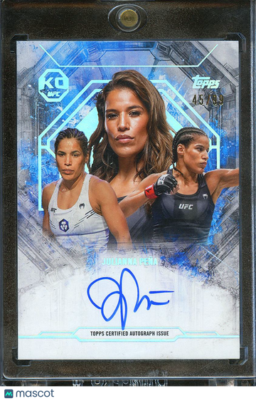 2025 Topps Knockout UFC Collage-A-Graphs Julianna Peña #CG-JP /99