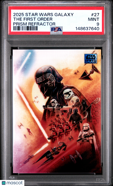 2025 Topps Chrome Star Wars Galaxy The First Order #27 PSA 9