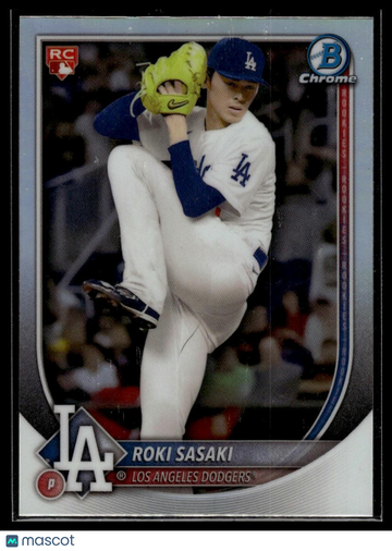 2025 Bowman Roki Sasaki #12 Bowman Chrome Red Rookie Logo RC