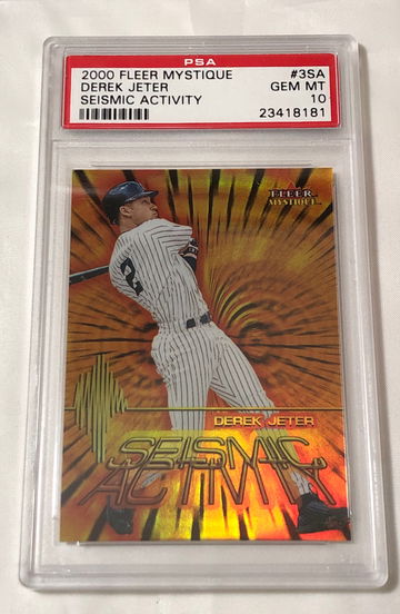 2000 FLEER MYSTIQUE DEREK JETER #3SA GEM 10