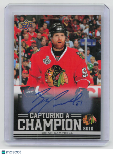 2025-26 Chicago Blackhawks Centennial Capturing a Champion Brian Campbell #CC-8 Auto