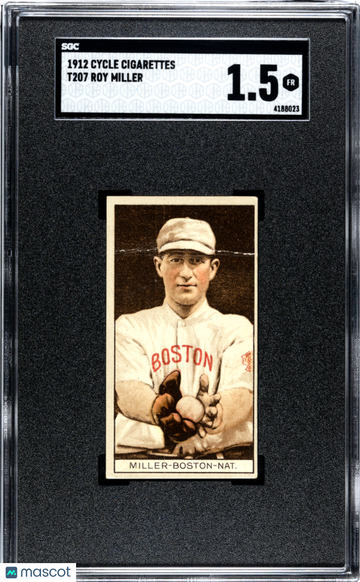 1912 Cycle Cigarettes (T207) Roy Miller SGC 1.5