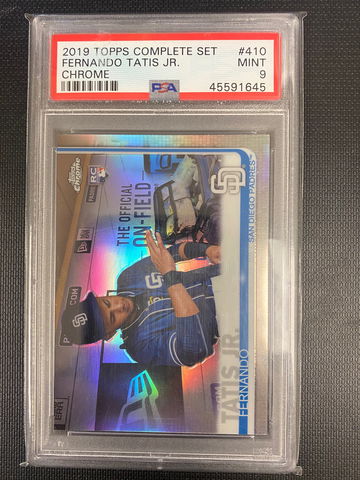 2019 Topps Complete Set #410 Fernando Tatis Jr chrome