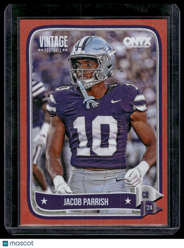 2024 Onyx Vintage Jacob Parrish #OVJAPA Red SN
