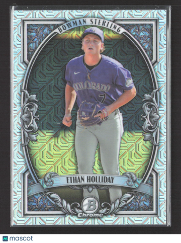 2026 Topps Bowman Sterling Chrome Ethan Holliday #BST-11 Tek 12/33