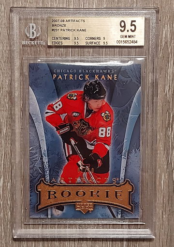 2008 Artifacts Patrick Kane Bronze Rookie