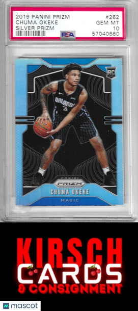 Chuma Okeke 2019 Panini Prizm #262 RC    Prizms Silver (Orlando Magic)