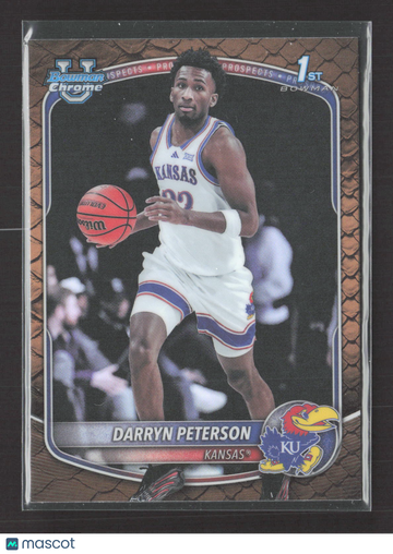 2025 Bowman Chrome University Darryn Peterson #BCP-2 Reptilian