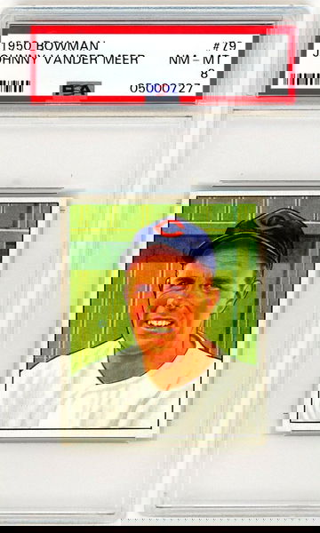 1950 Bowman Johnny Vander Meer #79 PSA 8 P1262