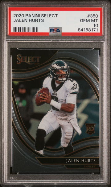 2020 Panini Select Field Level Jalen Hurts #350 PSA 10