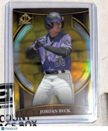 2023 Bowman Chrome - Bowman Invicta Gold Refractor Jordan Beck #BI-23