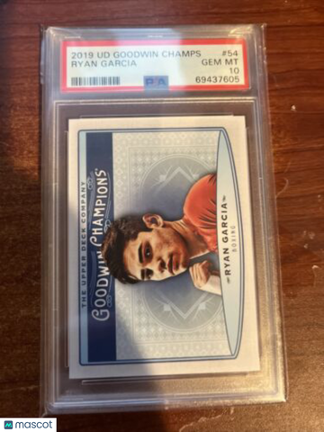 2019 Upper Deck Goodwin Champions Ryan García #4 Set Base PSA 10