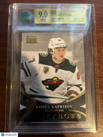 2020-21 Skybox Premium Kirill Kaprizov Rookie MNT 9